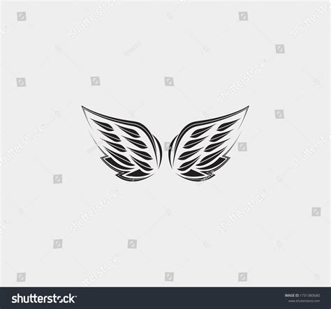 Wings Vector Illustration Design Icon Logo Stock Vector (Royalty Free ...