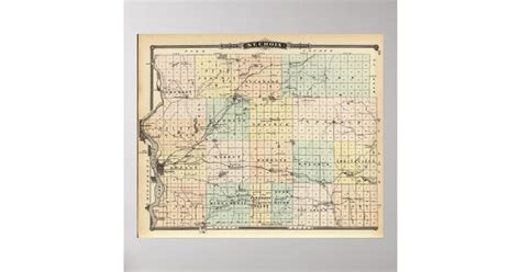 Map of St Croix County Poster | Zazzle