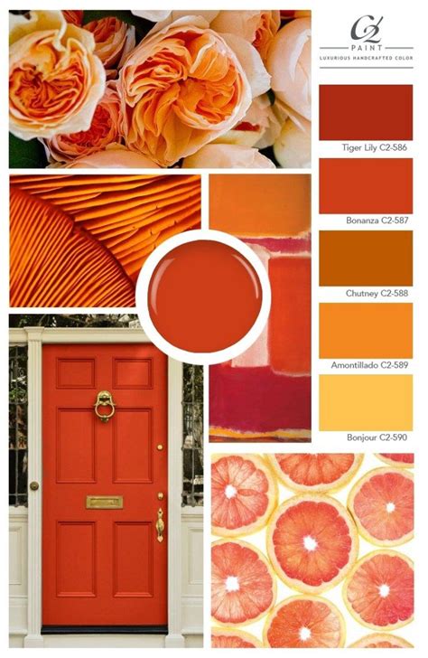 c2_moodboard_orange | C2 paint colors, Orange paint colors, Mood board ...