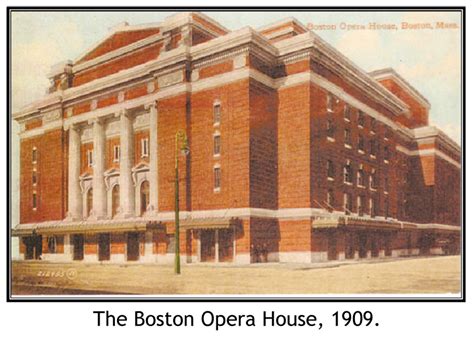 In the Wings: Boston Has an Opera House, Right?