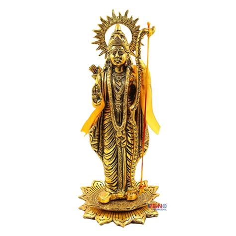 Metal Shree Ram Showpiece Decorative Murti Figurine for Living Room ...