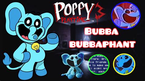 BUBBA BUBBAPHANT | Primer Personaje Revelado de Poppy Playtime 3 - YouTube