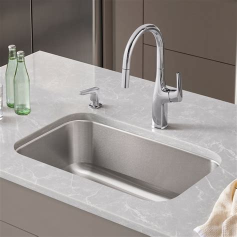 BLANCO Stellar Undermount 32-in x 18-in Refined Brushed Finish ...