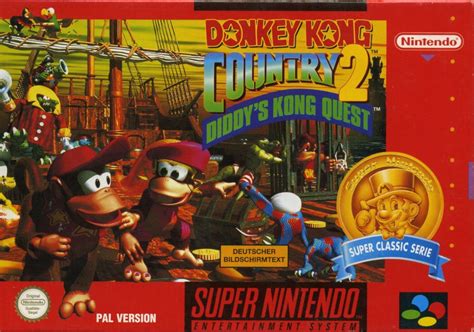 Donkey Kong Country 2: Diddy's Kong Quest cover or packaging material - MobyGames