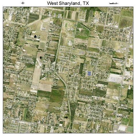 Aerial Photography Map of West Sharyland, TX Texas