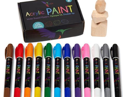 Acrylic Paint Markers with Rocks. Perfect for Kids Crafts - Etsy