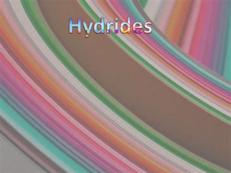 hydrides