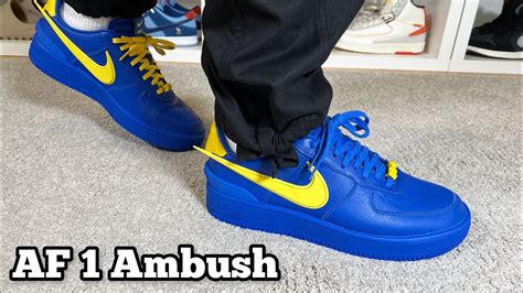 Nike Air Force 1 x Ambush Review& On foot - YouTube