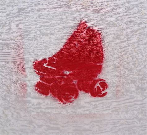 stencil roller skate | zen Sutherland | Flickr