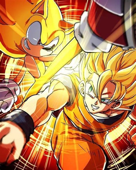 Sonic vs Goku fanart | Fandom