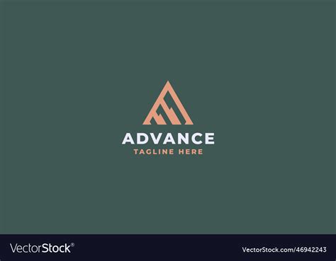 Logo advance Royalty Free Vector Image - VectorStock