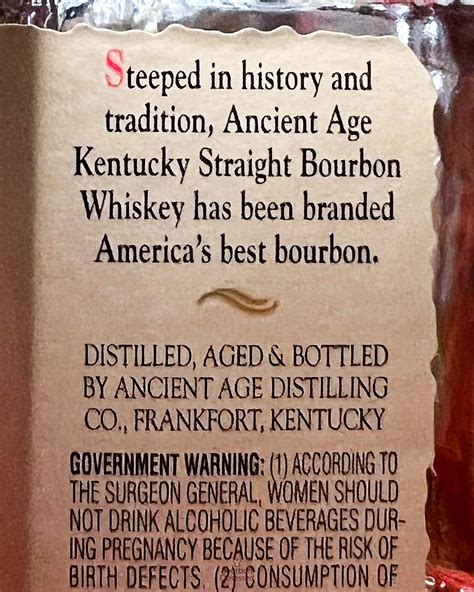 Ancient Ancient Age Bourbon Review - Bourbon Obsessed℠