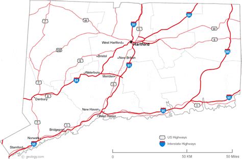 Road Map Of Connecticut – Verjaardag Vrouw 2020