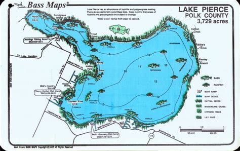 Mark Evans Maps - Florida Fishing Lakes Map | Printable Maps