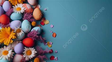 Easter Egg Border Background, Easter, Easter Eggs, Flowers Background Image And Wallpaper for ...