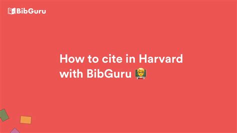 Free Harvard referencing generator [2024 Update] - BibGuru