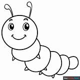 Cute Caterpillar Coloring Page  Easy Drawing Guides sketch template