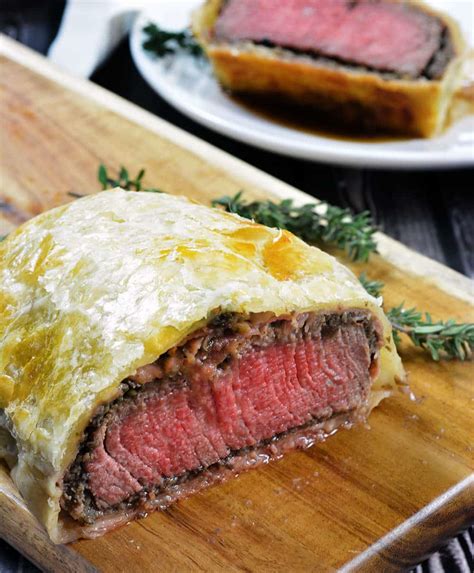 Individual Beef Wellington with Red Wine Sauce - Foodie and Wine