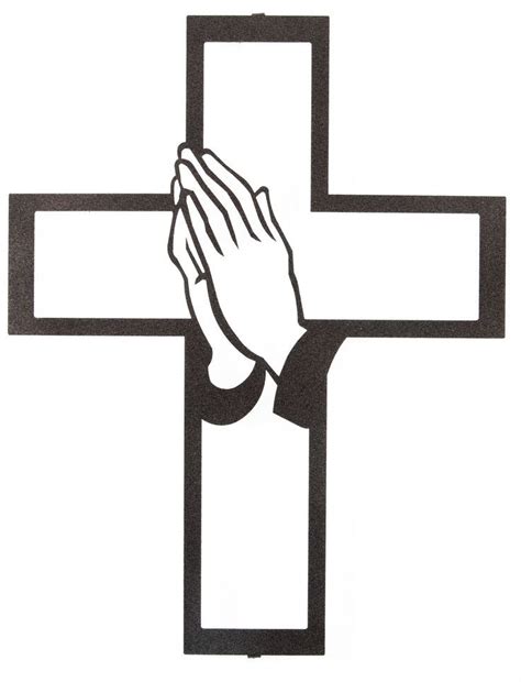 Image result for cross and praying hands silhouette | Praying hands, Hand silhouette, Pray