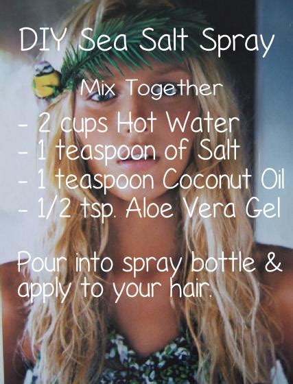 DIY Sea Salt Spray | Hairstyles How To