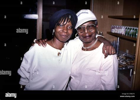 Whoopi Goldberg and her mom backstage at Comic Relief Stock Photo - Alamy