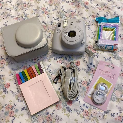 Instax mini 9 camera + case and accessories. Listing... - Depop