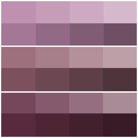 Shades of Mauve | Light purple wedding, Mauve color, Color trends