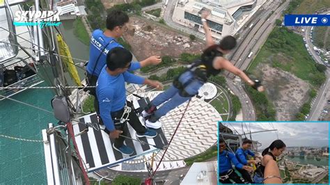 Macau Tower Bungee Jump: World's Highest by AJ Hackett's Skypark - YouTube