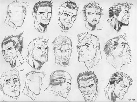 This is the first hundred comic style heads. Of course I went with the main man himself Jim Lee ...