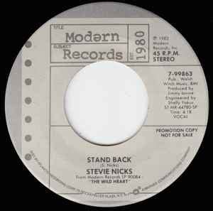 Stevie Nicks – Stand Back (1983, Speciality, SRC, Vinyl) - Discogs