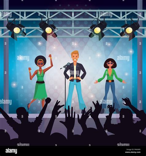 Music concert stage Stock Vector Image & Art - Alamy