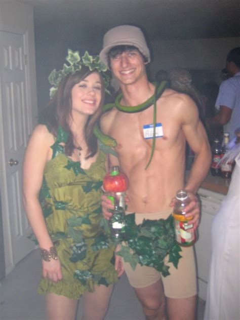 Adam & Eve | Diy costumes, Diy halloween costumes, Eve costume