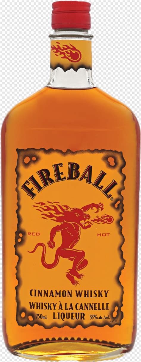 Whiskey Bottle, Fireball Transparent, Cinnamon, Cinnamon Roll, Whiskey #1014137 - Free Icon Library