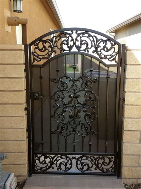 Wrought Iron Gate Designs Photos - Awesome Garden Fencing Ideas For You ...