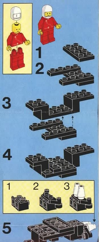 LEGO 1528 Dragster Instructions, Town