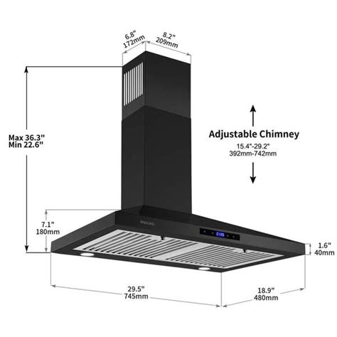 Kitchen Hood Dimensions