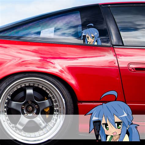 Buy Peeking Konata Izumi Lucky Star V2 Sexy Hot Girl Funny JDM Racing ...