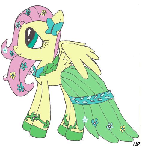 Fluttershy Gala dress by ninjapinkie on DeviantArt