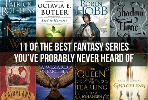 11 Of The Best Fantasy Series You've Probably Never Heard Of | Best fantasy series, Books, Good ...