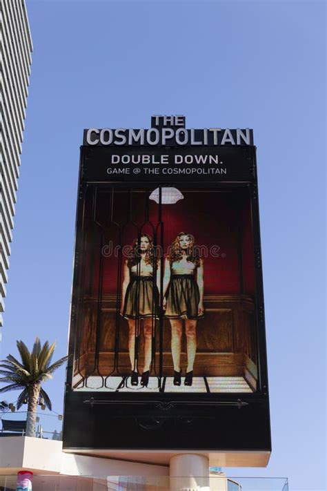 The Cosmopolitan Hotel Sign in Las Vegas, NV on April 19, 2013 ...