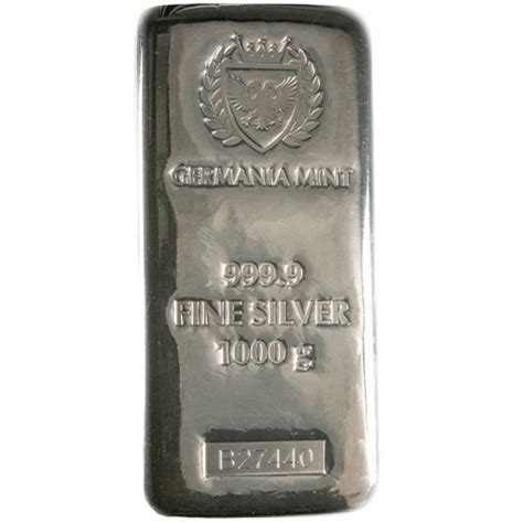 1 Kilo (32.15 oz) .999 Silver Bar – The Truman Company