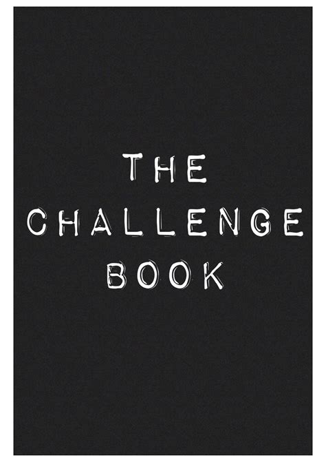 THE CHALLENGE BOOK - Once Upon a Picture