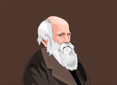 vector of Charles Robert Darwin. 12th February Darwin Day 11343282 ...