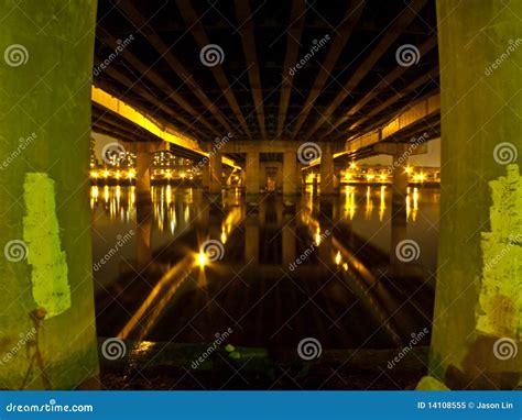 Under the bridge stock image. Image of bottom, base, girder - 14108555