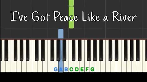 I've Got Peace Like a River: Easy piano tutorial with free sheet music - YouTube