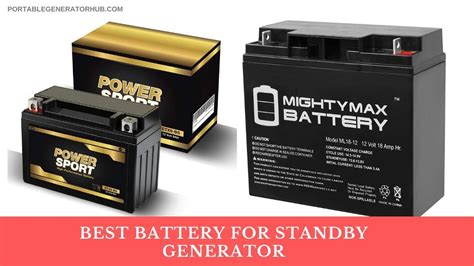 Top 10 Best Battery for Standby Generators in 2023 - Generators, Power ...