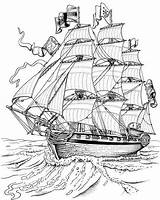 Free Print Sailing Ship Coloring Pages sketch template