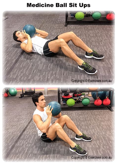 Medicine Ball Sit Ups | Quick 1:41 Min Video With Step By Step Form