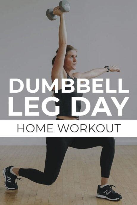 45-Minute Dumbbell Leg Workout (Video) | Nourish Move Love