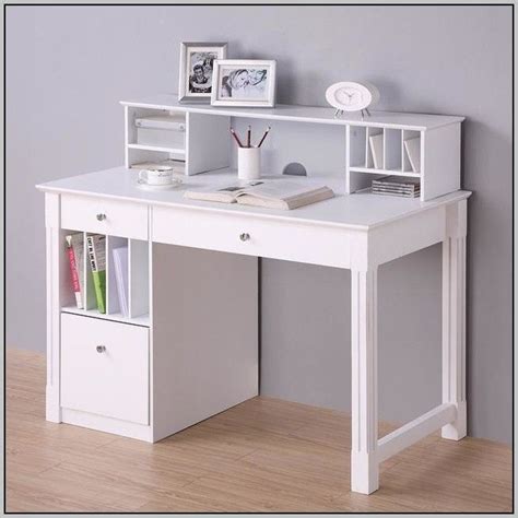 Small White Desk With Drawers : Walker Edison Furniture Company Desks Home Office Furniture The ...